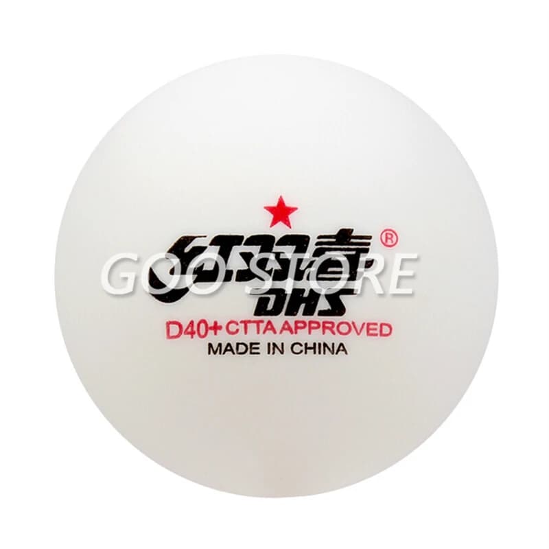Palline da ping pong DHS nuovo materiale 1 stella d40+ palline per ping pong ABS 1 stella 40+ palline da ping pong in plastica poli