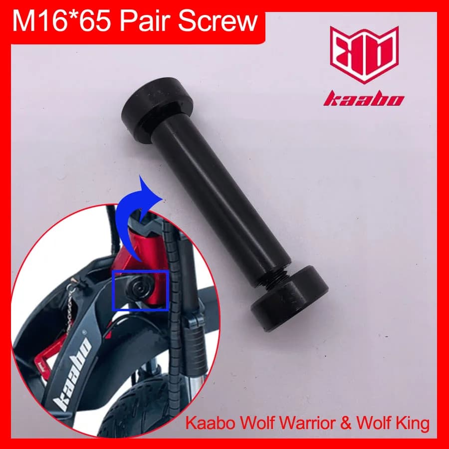 M16x65 coppia vite vite di testa pieghevole per Scooter elettrico Kaabo Wolf Warrior II Wolf King