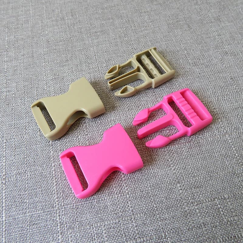 10 pz/lotto 25mm forte plastica breakaway fibbia cinghia fibbia della cintura per borsa collare di cane da compagnia collana paracord cucito accessorio FAI DA TE