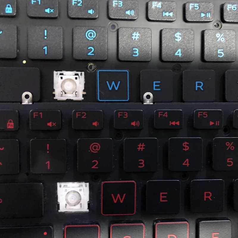 Sostituzione Keycap Chiave cap & Scissor Clip & Cerniera Per Dell G3 G5 G7 G7-7590 7588 7790 G5-5587 5590 G3-3579 3779 7567 5547 tastiera