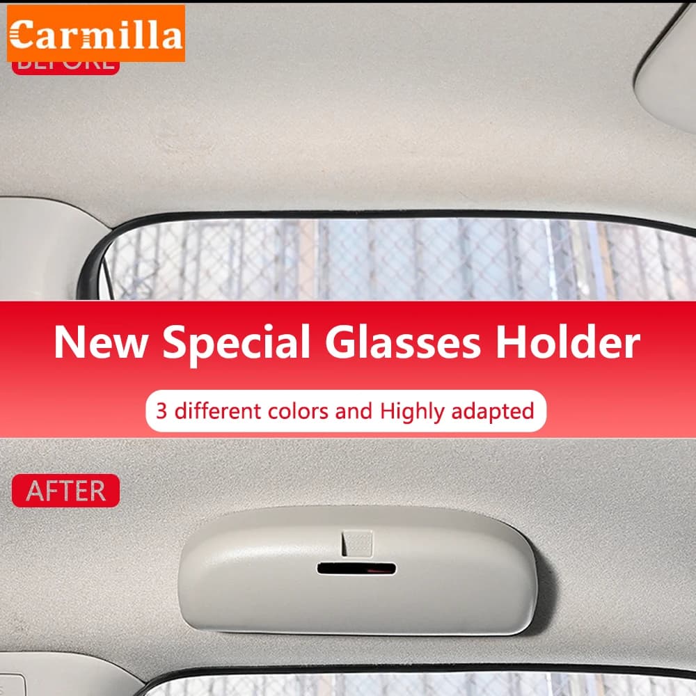 Custodia per occhiali per auto per Nissan Qashqai J10 X-Trail T30 T31 TEANA Rogue Juke Versa TIIDA March Occhiali da sole Scatola porta accessori