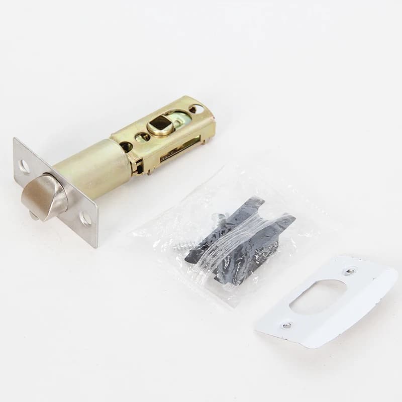 Maniglia per porta rotonda Manopole per porte Serratura per porta con passaggio d'ingresso in acciaio inossidabile per camera da letto Soggiorno Bagno