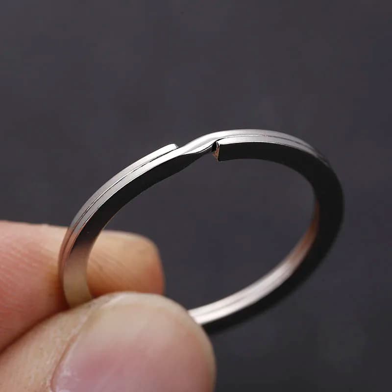 20 metal split jumping rings, metal hooks for accessories for creating diy keyring