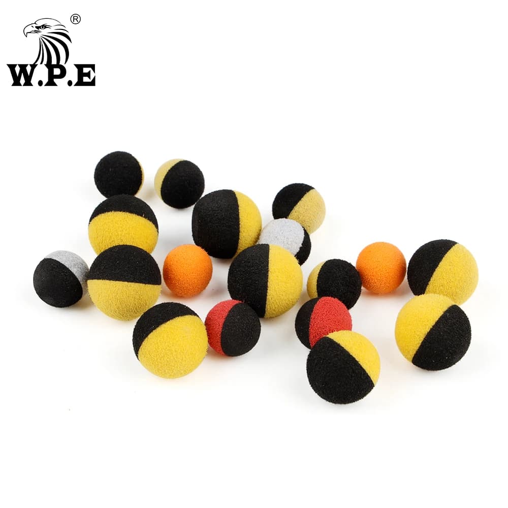 W.P.E 8 pz/10 pz carpa esca da Pesca schiuma palline colorate Pop Up bo(metodo di alimentazione capelli Rig richiamo morbido di Pesca attrezzatura da Pesca Pesca