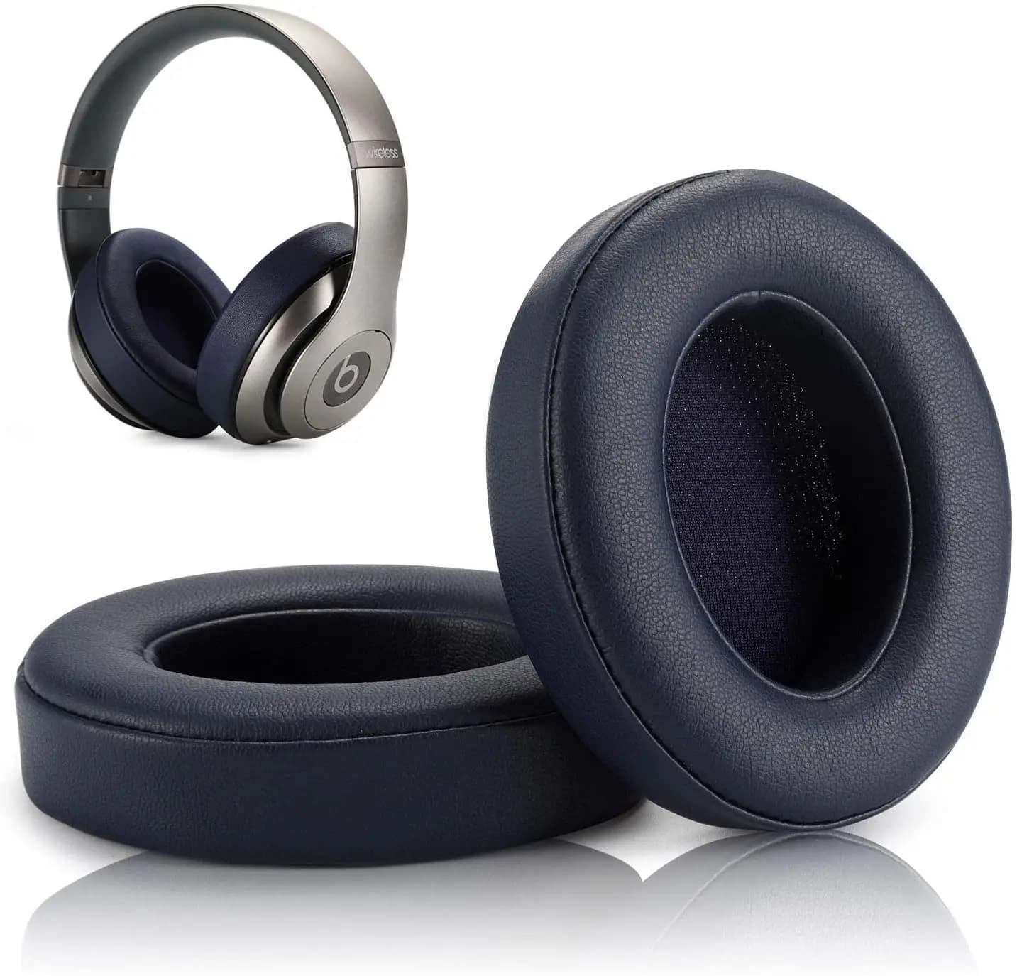 Replacement, Ear Cushion Pads Compatible with Beats Studio 2.0 Wireless Wired and Studio 3.0 Earphone Accessories by Dr.DRE