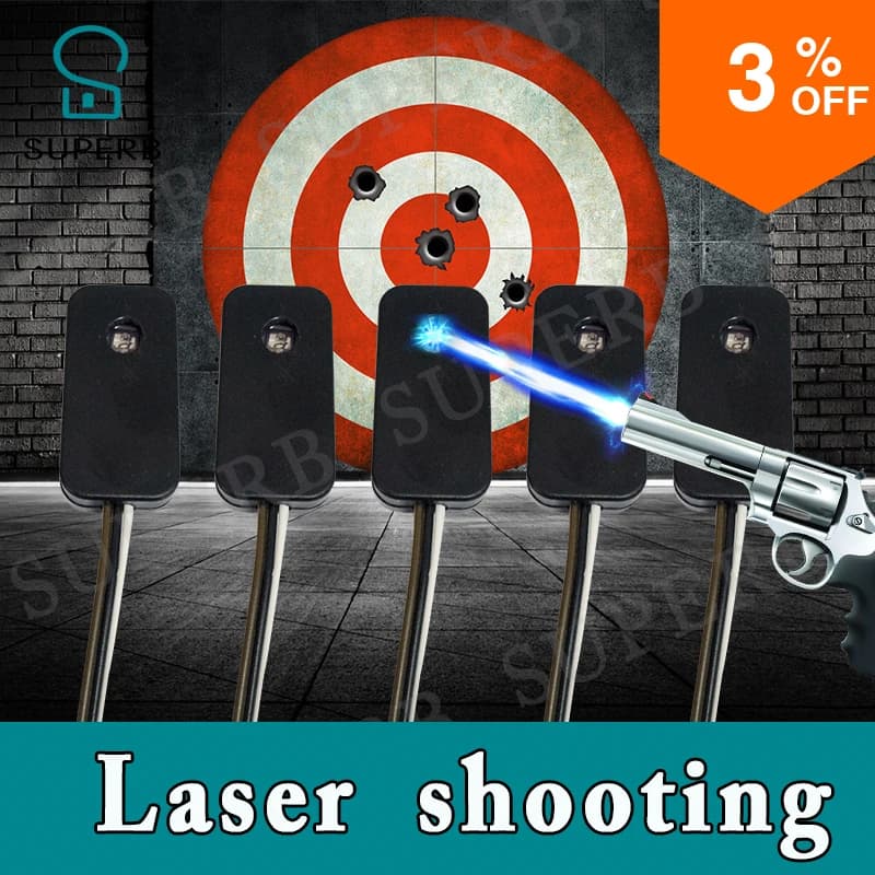 Takagism gioco prop gioco di tiro laser tiro elettronico il bersaglio laser per aprire il blocco puntelli di fuga della stanza della vita reale puntello superbo