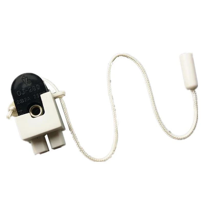 2 pcs. EU miniaturized cord switch for applique, lateral cord switch for locker, LED lamp, online rope switch OJ200