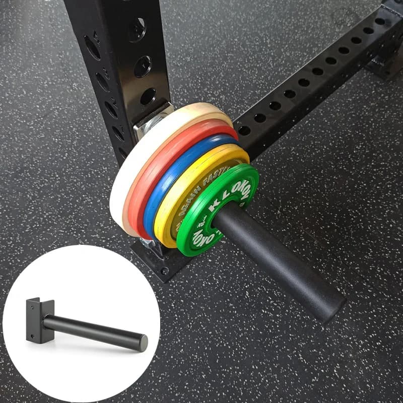 Bracket for plate barbell piece for handlebars pole hanging accessories for frame crouched family Fitness tray for weight rack equipment