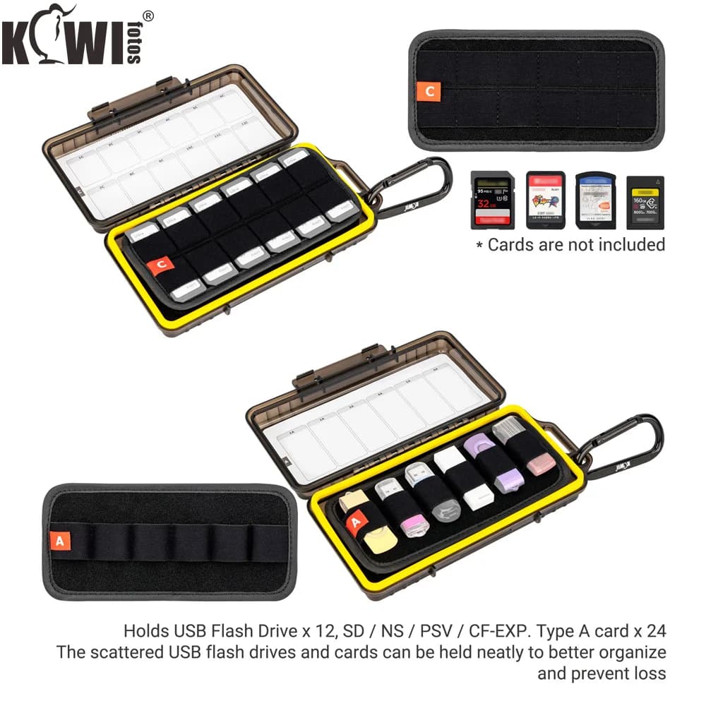 36 slot Memory Card Case Holder Storage Box Organizer per 12 USB Flash Drive + 24 SD NS CF PSV PS Vita Nintendo Switch schede di gioco