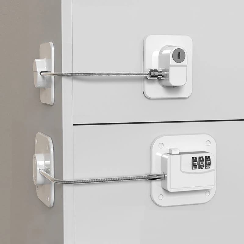 Password Blocco di sicurezza per bambini Protezione di sicurezza domestica Finestra Serratura per porta Chiave Bambini Bambini Cura del bambino Frigorifero Armadietto Serratura Cassetto