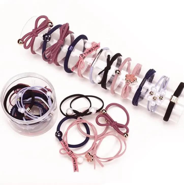 kit hair bands Loom Bands Weave Elastic Make Bracelet Tool DIY set Kit Box Girls Gift Kids Toys for Children