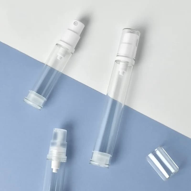 10pcs/lot 5ml 10ml15ml duckbill airless bottle Lotion bottle spray bottle fine mist airless bottle Sunscreen Toner Moisture Pack