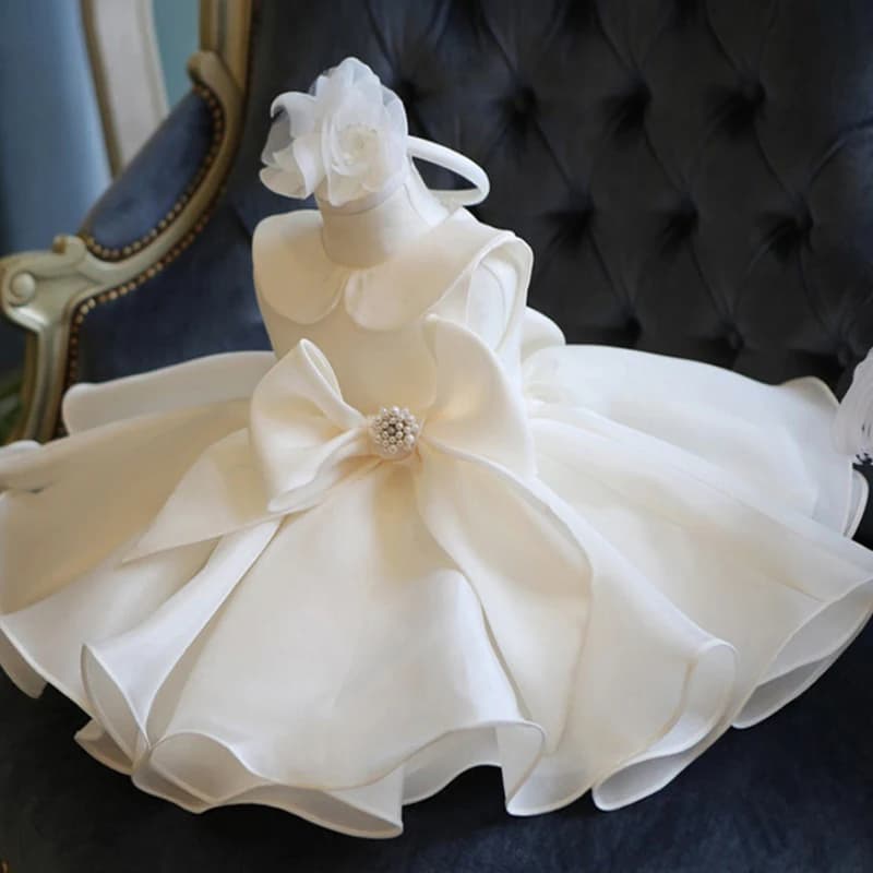 IYEAL Abiti eleganti per bambini Neonate Abito da battesimo per Eid Principessa Bambini Ragazza Matrimonio Compleanno Abiti da festa per 1-10 anni