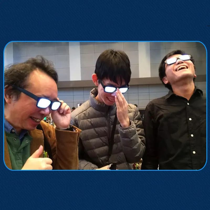 Japan Anime Eyewear Detective Conan EVA Ikari Gendou Cosplay Costumes LED Glasses Light Carnaval Party Online Show DIY props