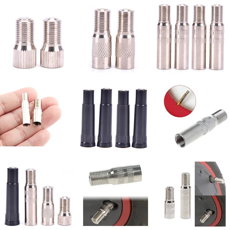 Adattatore di estensione del tappo del pneumatico della ruota di ricambio dell'ugello dell'aria gonfiabile della valvola di estensione della valvola del pneumatico per gli accessori Xiaomi M365 / Pro