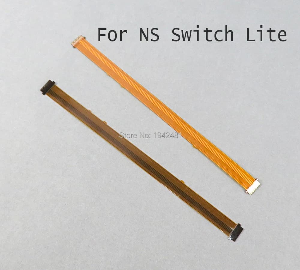 10 pezzi di ricambio per Switch Lite Mini L pulsante cavo flessibile per Switch Lite scheda madre connettore di alimentazione cavo a nastro interno