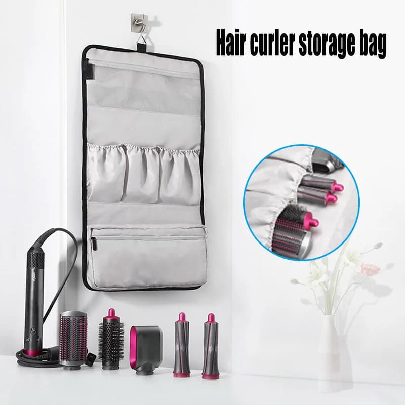 Custodia compatibile per Dayson Airwrap Styler accessori supporto sacchetti multipli con gancio gancio custodia per asciugacapelli portatile