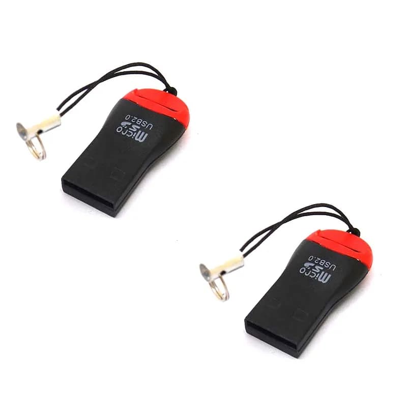 Portachiavi easy carry lettore di schede di memoria USB 2.0 TF MicroSD Micro SD T-Flash
