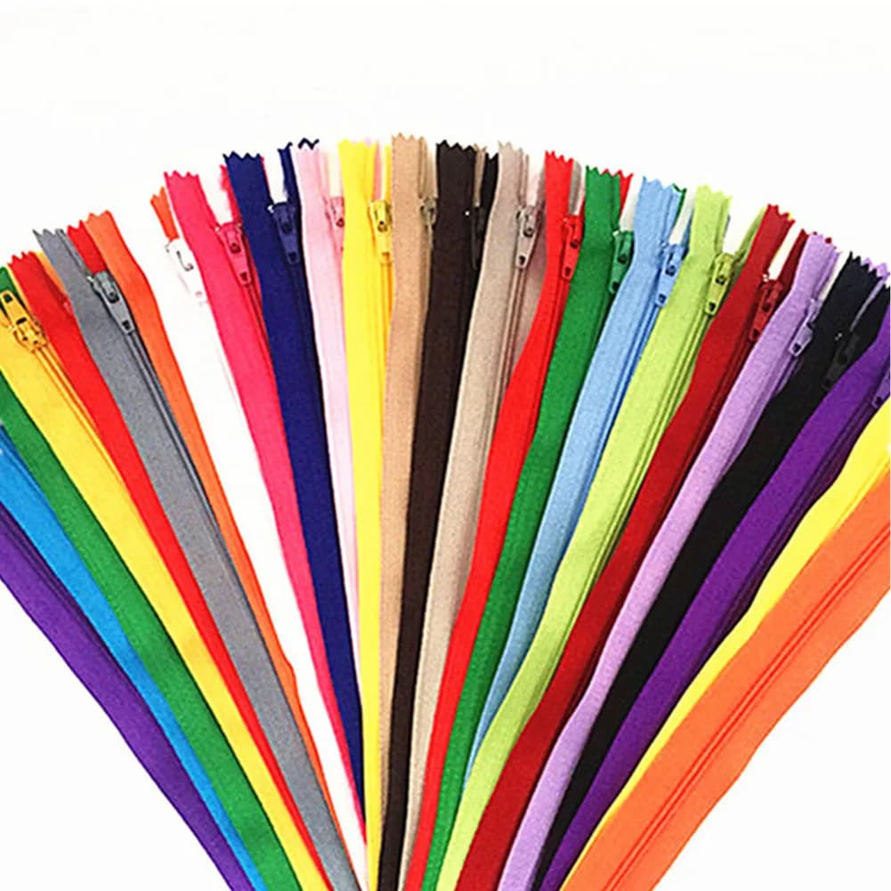 50pcs (6/7/8/10/12/14/16/20/22 /24 pollici) mix di nylon della chiusura lampo sarto fognario artigiano e FGDQRS