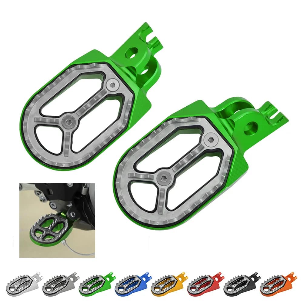 Dirt Bike Motocross pedane poggiapiedi pedale pedane per Kawasaki KX250 KX250F KX450F KLX450R KLX 450R KX KXF 250 450 250F 450F