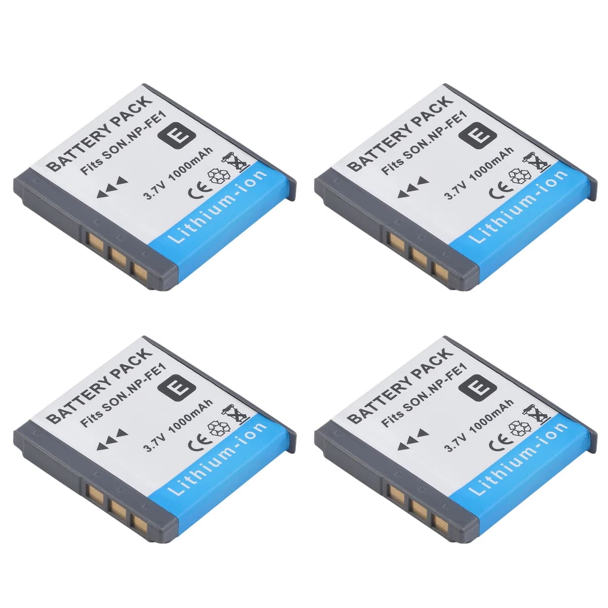 Batteria della macchina fotografica di 1000mAh NP-FE1 NP FE1 NPFE1 per la DSC-T7 di DSC-P2 di DSC-P3 di DSC-P5 di SONY cyber-shot DSC-P9 DSC-P7