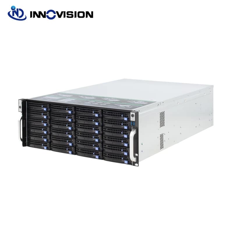 Super enorme storage 24 bays 4u hotswap rack NVR NAS server chassis S46524 per il Mining Chia
