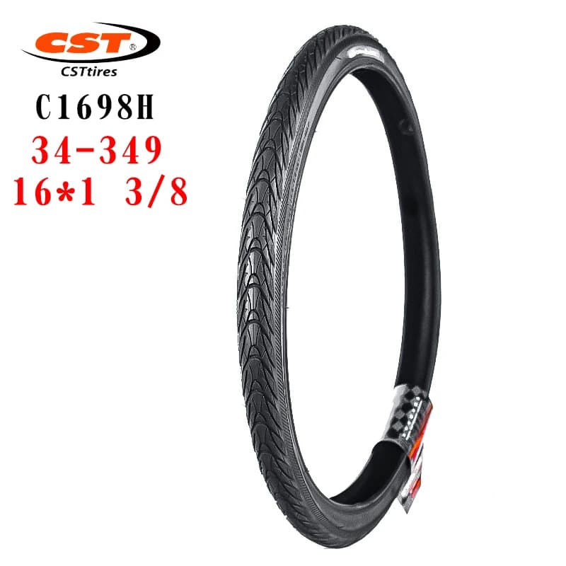 Pneumatici CST 16*1 3/8 per bici pieghevole Brompton 349, pneumatici esterni da 16 pollici C1698 60TPI, pneumatici per bicicletta BMX