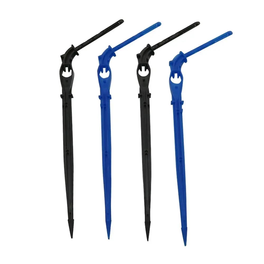 Irrigazione da giardino freccia gocciolatore freccia gocciolatore 3/5 tubo flessibile a gomito frecce a goccia 12.5cm micro gocciolatore sistema di irrigazione a goccia 20 pz