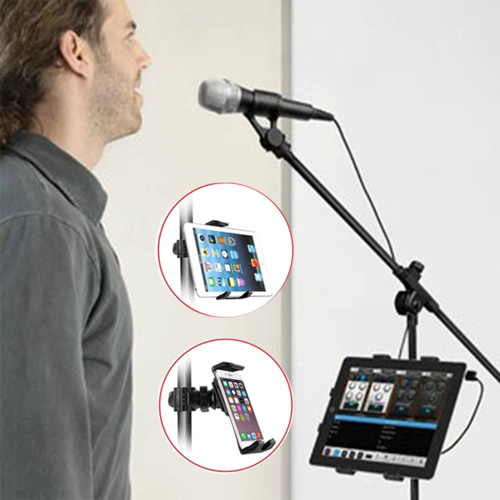 supporto per tablet e supporto per telefono per supporto per microfono Supporto in plastica ABC per Apple Ipad per Iphone 4.5-12.9'' sedile posteriore per auto ereader