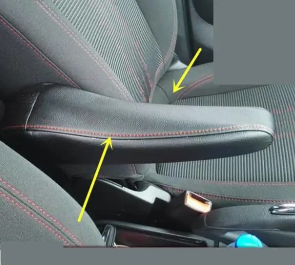 For Buick Encore 2013-2018 Main Driver Seat Side Center Armrest Leather Cover Protective Trim For Chevrolet Trax Car Interior