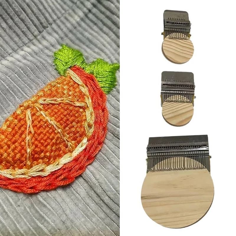 10 - 12 - 14 - 28 - 42 Hooks Mini Loom Speedweve Type Weave Darning Loom Tool Mending Jeans, Repairing Holes Sewing Accessories