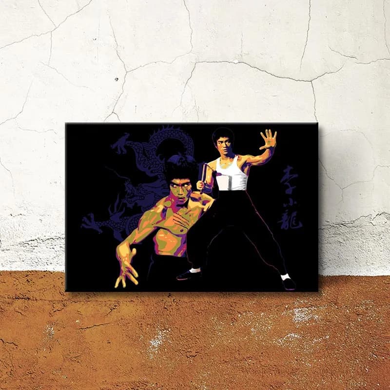 Poster su tela Drago Guerriero Stampa artistica da parete Pittura Immagini murali Arredamento camera da letto Senza cornice