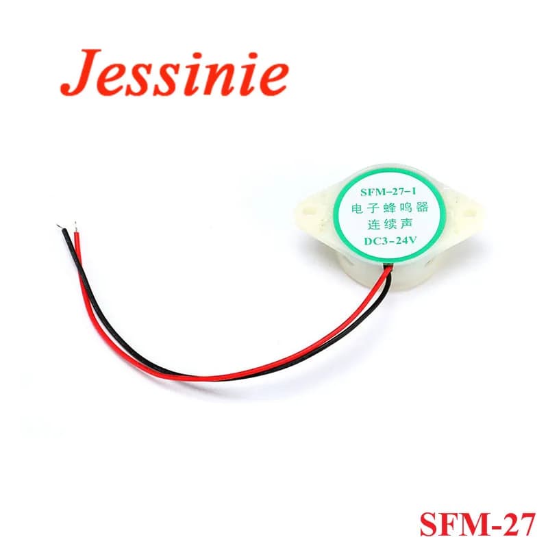 Alarm SFM-27 to High Volume DC3-24V 12V, Electronic Cicaline with Continuous Acoustic Signal for Arduino