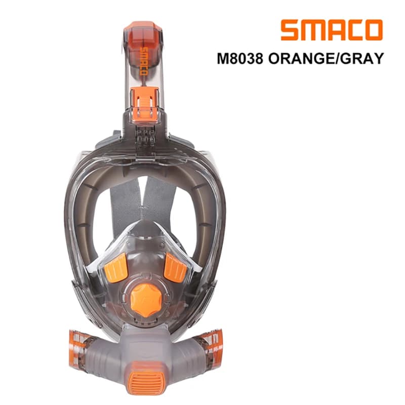 SMACO Underwater Mask for Adults Naked Glasses Wide View Clear Foldable Swimming Mask for Snorkeling