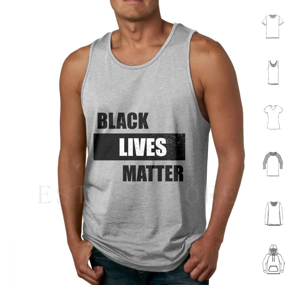 Black Lives Matter Shirt Tank Tops Vest Cotton Black Lives Matter Civil Right