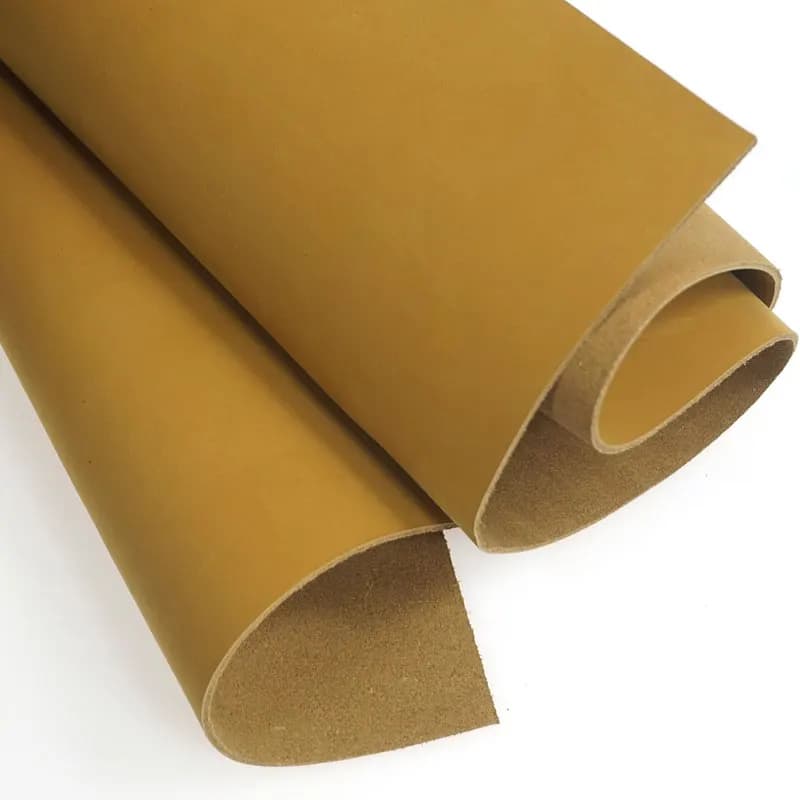 Pezzo artigianale in vera pelle smerigliata dorata, quadrato, spessore 2 mm, in pelle bovina naturale, primo strato, per scarpe da borsa a portafoglio con cintura
