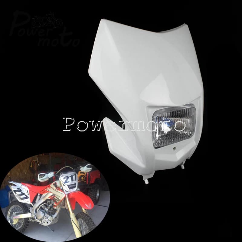 Motocross HI/LO Racing Headlight Dirt Bike Front Light For Honda CRF 230F 150F 250R 450R Yamaha Kawasaki 2020