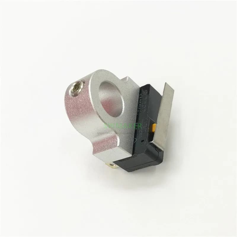 Nero/argento In lega di Alluminio SUPPORTO di Z-ENDSTOP + riscontro kit 8 millimetri smooth rod Z-asse riscontro Reprap Mendel stampante Prusa i3 di rilavorazione 3D