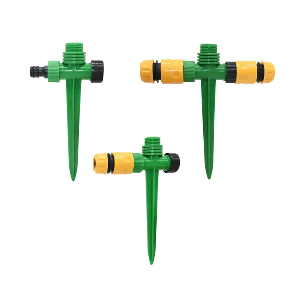 Supporto per ugello da giardino con filettatura da 1/2 3/4 pollici Supporto per irrigatore rotante da giardino Punta in plastica con connettore rapido per tubo da 1/2 3/4