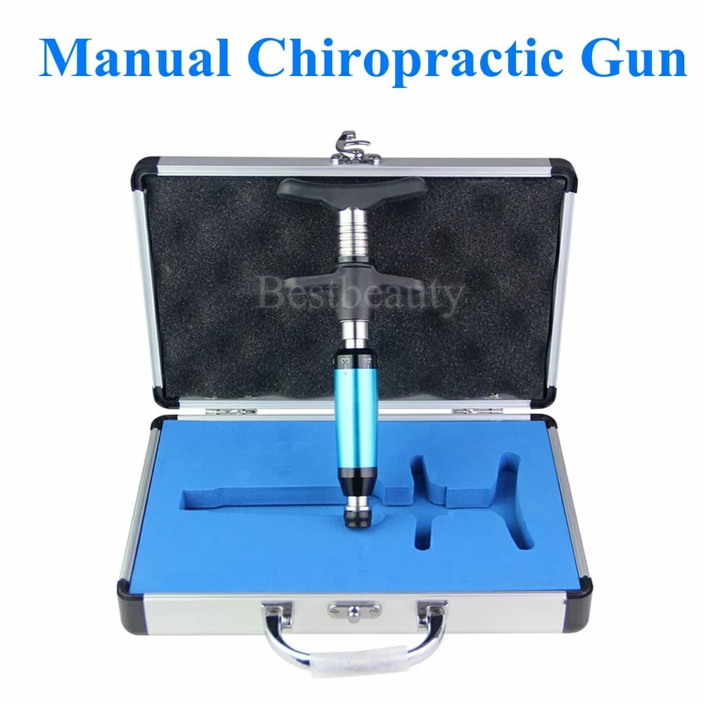 New Updated Chiropractic Adjustment Tool, 6 Level Spinal Corrector, 300N Massage Manual Gun
