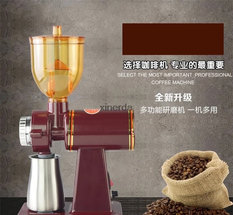 600N Electric Quality Coffee Grinding Machine 200W Commercial Coffee Mill Bean Machine Household Coffee Grinding Bean 110V/220V