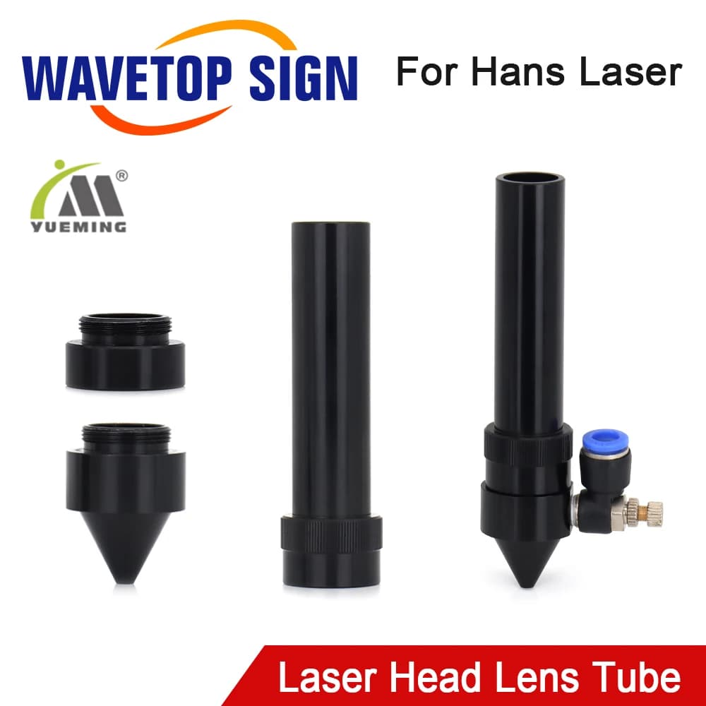 Han's Co2 lens tube, external diameter 21 mm for lenses with 20 mm diameter, for Han's laser cutting and engraving machine