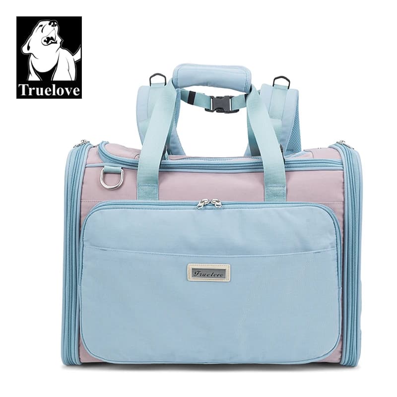 Truelove Pet Cat Dog Carrier Bag viaggio all'esterno per gattino medio piccolo e cucciolo e TLX2971 traspirante