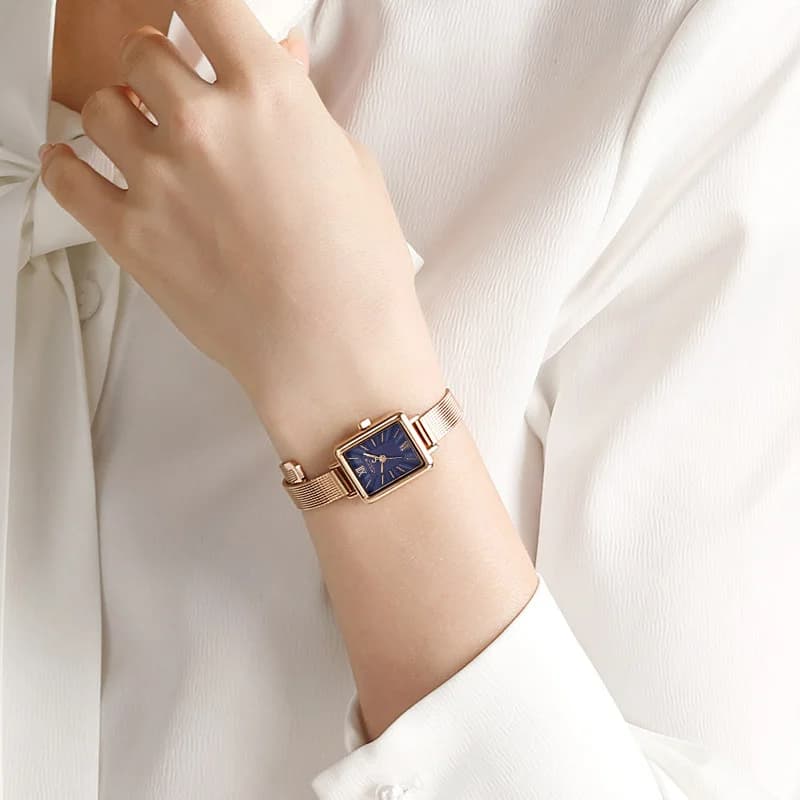 New Julius Mini Della Signora Vigilanza delle Donne Del Quarzo Del Giappone di Modo Elegante Ore Orologio Del Braccialetto Del Vestito Catena di Scuola della ragazza Di Compleanno contenitore di regalo