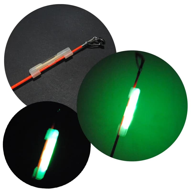 8 pcs/Lot Luminous Lightstick Holder NEW Night Fishing Equipment Clip On Rod Toe Light Support Bright Stick Chemistry A297