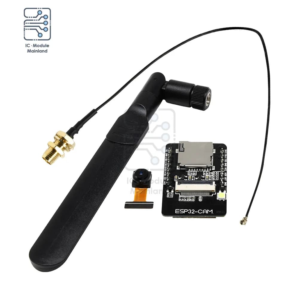 ESP32-CAM ESP32 CAM WiFi Bluetooth Modulo telecamera Scheda di sviluppo OV2640 Slot per scheda TF da 2 MP IPEX 2.4G Antenna SMA per Arduino