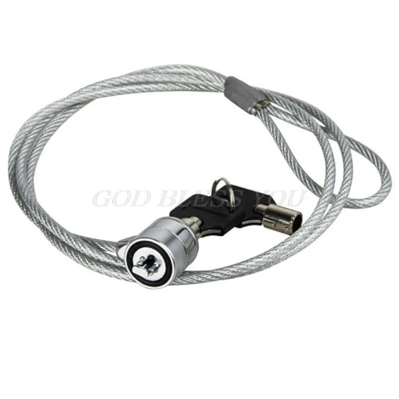 Computer di Blocco di Sicurezza di Sicurezza Cina Catena Cavo Con Chiave di Blocco Del Computer Portatile Anti-theft Catena Serrature Taccuino Del Computer Portatile di Trasporto di Goccia