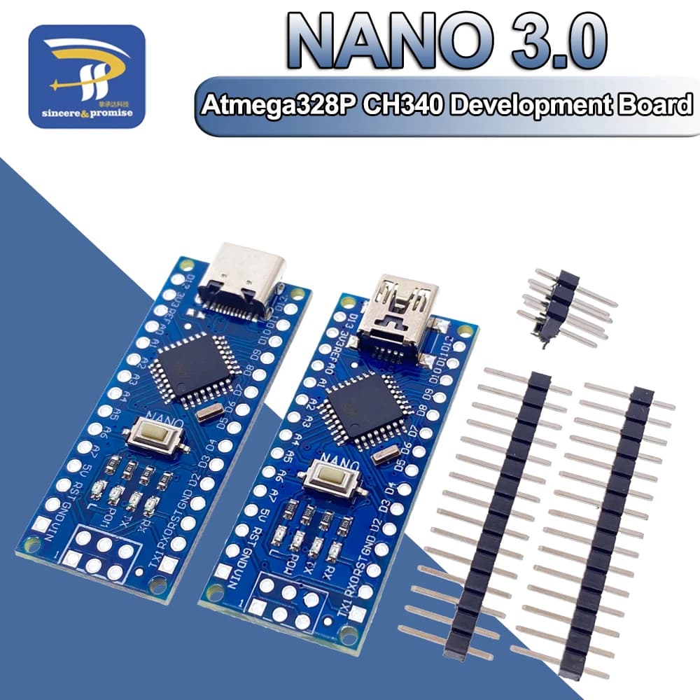 MINI Tipo-C Nano 3.0 USB V3.0 ATmega328P CH340G 5V 16M Modulo Micro-Controllore Scheda per Arduino 328P CH340C CH340 Atmega328