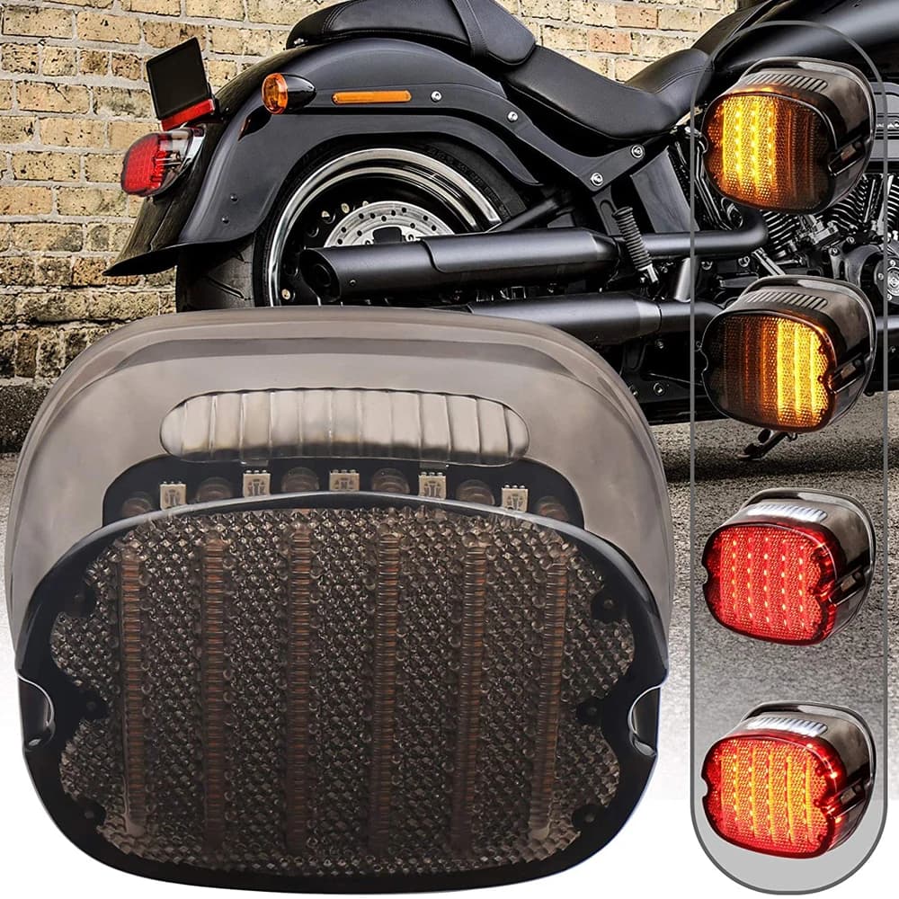 1 pz fanale posteriore a LED per-Harley Sportster Dyna Electra Glide Road King Low Rider Sportster Softail Night Train