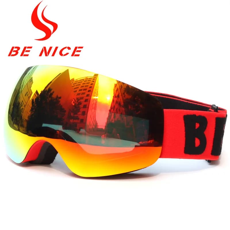Children Ski Goggles Uv400 Anti-fog Double Layers Skiing Glasses Snowboard Skating Windproof Sunglasses Kids Skiing Goggles 2021